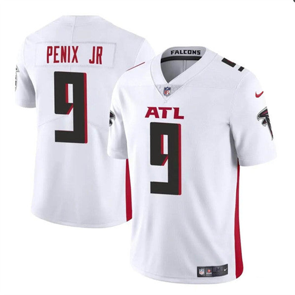 Michael Penix Jr Atlanta Falcons white Vapor jersey