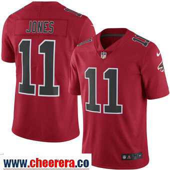 Julio Jones Nike Atlanta Falcons red Color Rush jersey
