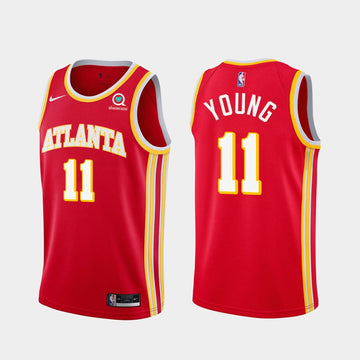 Trae Young Atlanta Hawks red jersey