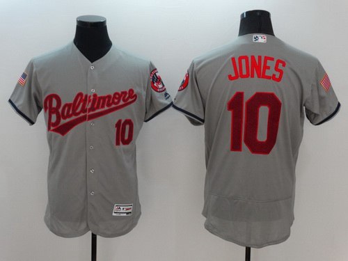 Adam Jones Baltimore Orioles gray Fashion jersey