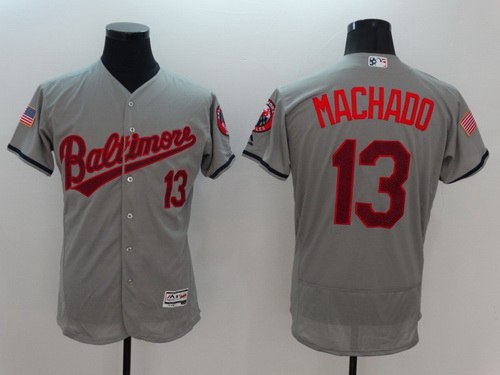 Manny Machado Baltimore Orioles gray Fashion jersey