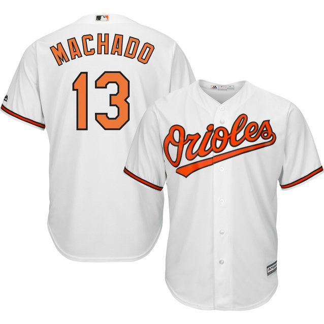 Manny Machado Baltimore Orioles white Home jersey