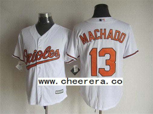 Manny Machado Baltimore Orioles white Home jersey