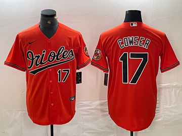 Colton Cowser Number Baltimore Orioles orange jersey