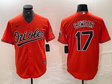 Colton Cowser Baltimore Orioles orange jersey