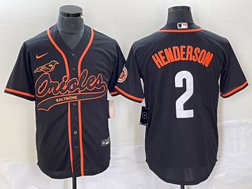 Gunnar Henderson Baltimore Orioles black jersey