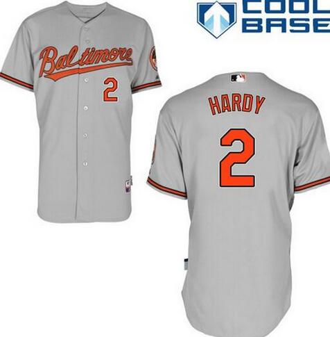 J. Hardy Baltimore Orioles gray Road jersey
