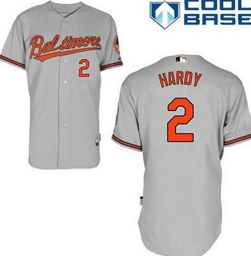 J. Hardy Baltimore Orioles gray Road jersey