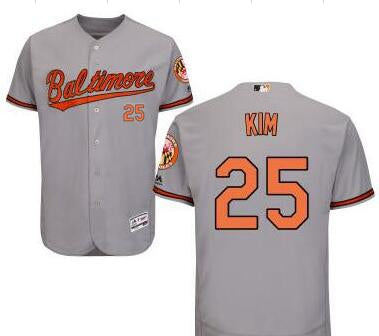Hyun-Soo Kim Baltimore Orioles gray Road jersey