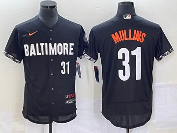 Cedric Mullins Number Baltimore Orioles black City Connect jersey