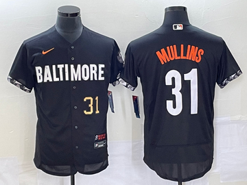 Cedric Mullins Number Baltimore Orioles black City Connect jersey