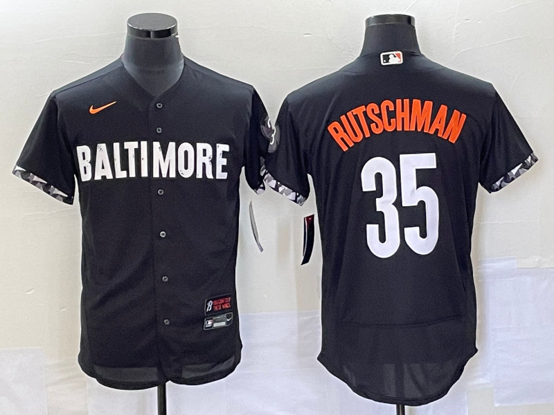 Adley Rutschman Baltimore Orioles black City Connect jersey