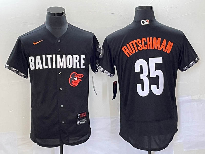 Adley Rutschman Baltimore Orioles black City Connect jersey