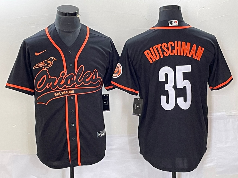 Adley Rutschman Baltimore Orioles black jersey