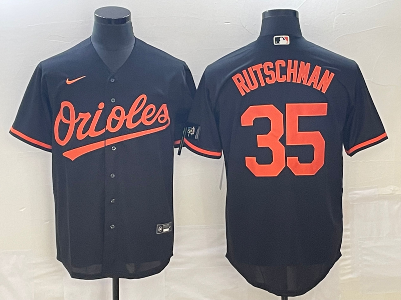 Adley Rutschman Baltimore Orioles black jersey