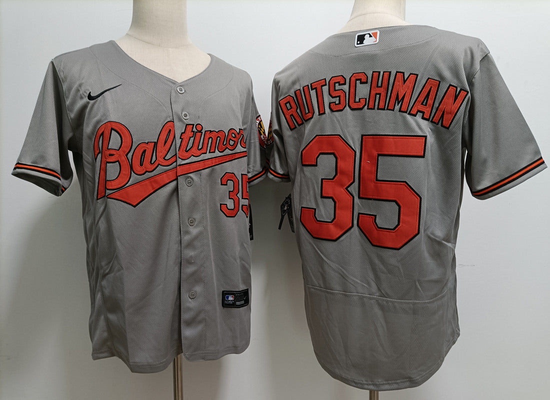 Adley Rutschman Baltimore Orioles grey jersey