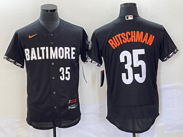 Adley Rutschman Number Baltimore Orioles black City Connect jersey