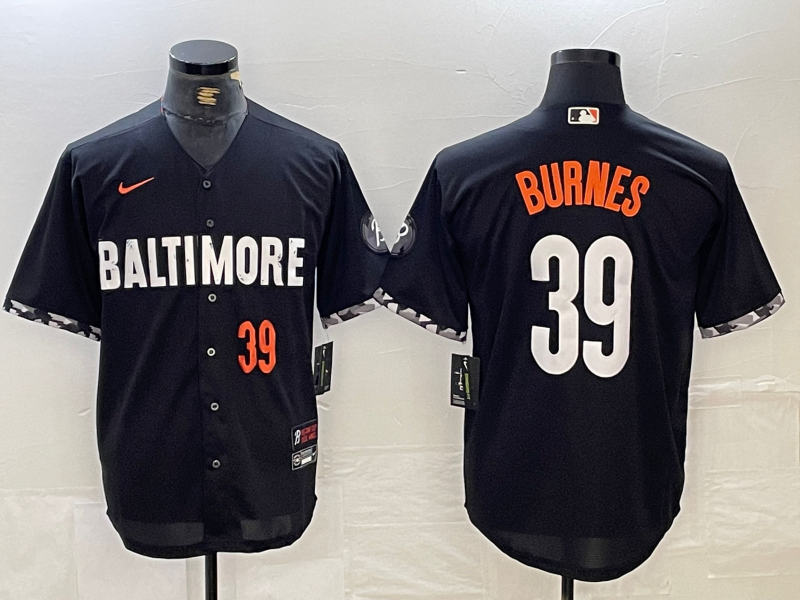Corbin Burnes Baltimore Orioles black City Connect jersey