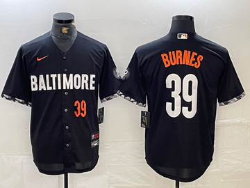 Corbin Burnes Baltimore Orioles black City Connect jersey