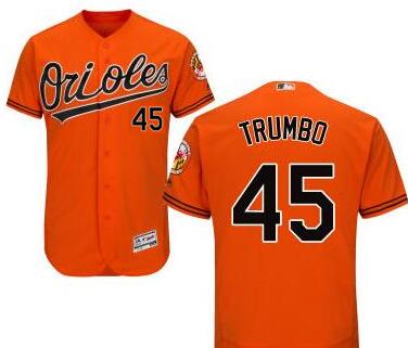 Mark Trumbo Baltimore Orioles orange jersey