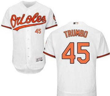 Mark Trumbo Baltimore Orioles white Home jersey
