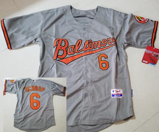 Jonathan Schoop Baltimore Orioles gray jersey