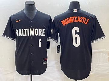 Ryan Mountcastle Number Baltimore Orioles black City Connect jersey
