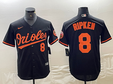 Cal Ripken Jr Number Baltimore Orioles black jersey