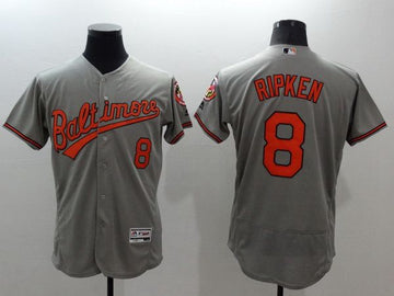 Cal Ripken Baltimore Orioles gray jersey