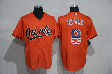 Cal Ripken Baltimore Orioles orange Fashion jersey