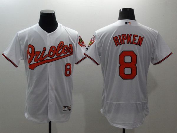 Cal Ripken Baltimore Orioles white jersey