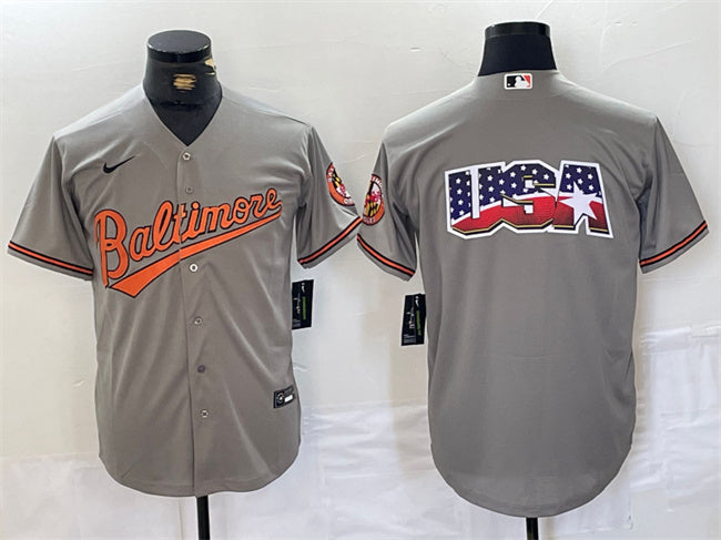 Baltimore Orioles gray jersey