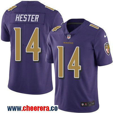 Devin Hester Baltimore Ravens purple Color Rush jersey