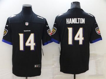 Kyle Hamilton Baltimore Ravens black Vapor jersey