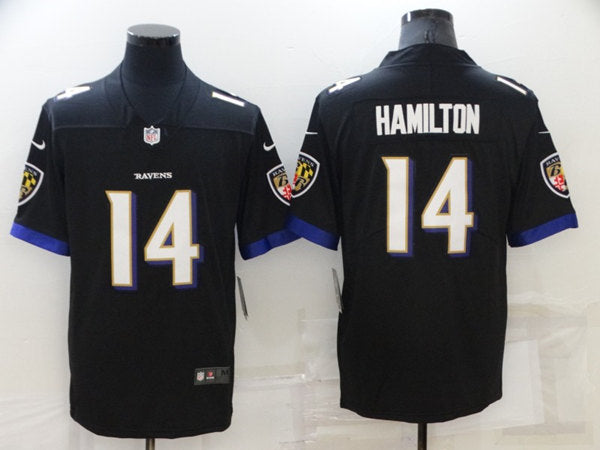 Kyle Hamilton Baltimore Ravens black Vapor jersey