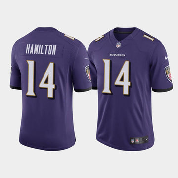 Kyle Hamilton Baltimore Ravens purple Game jersey