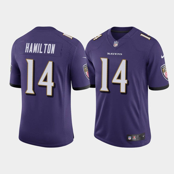 Kyle Hamilton Baltimore Ravens purple Game jersey