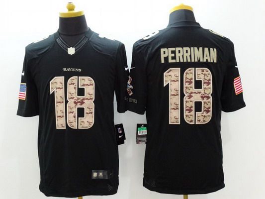 Breshad Perriman Baltimore Ravens black Salute To Service jersey
