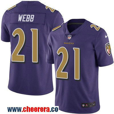 Lardarius Webb Baltimore Ravens purple Color Rush jersey