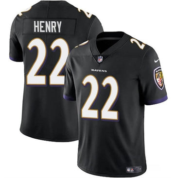 Derrick Henry Baltimore Ravens black Vapor jersey