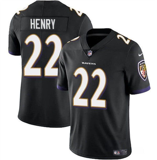 Derrick Henry Baltimore Ravens black Vapor jersey