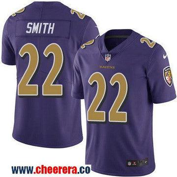 Jimmy Smith Baltimore Ravens purple Color Rush jersey