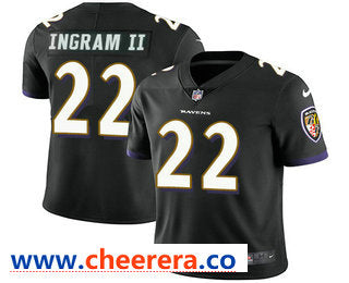 Mark Ingram Baltimore Ravens black Vapor jersey