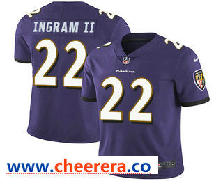 Mark Ingram Baltimore Ravens purple Vapor jersey