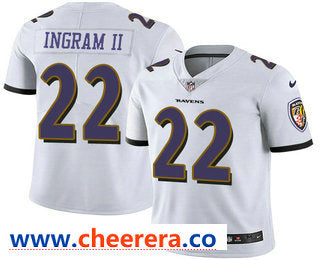 Mark Ingram Baltimore Ravens white Vapor jersey