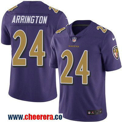 Kyle Arrington Baltimore Ravens purple Color Rush jersey