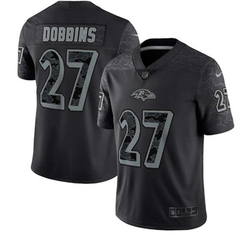 J.K. Dobbins Baltimore Ravens black Limited jersey