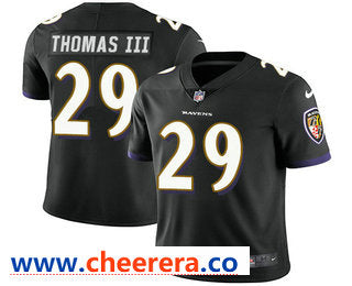 Earl Thomas III Baltimore Ravens black Vapor jersey