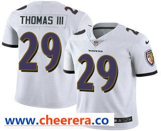 Earl Thomas III Baltimore Ravens white Vapor jersey