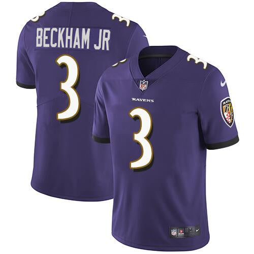 Odell Beckham Jr Baltimore Ravens purple Vapor jersey